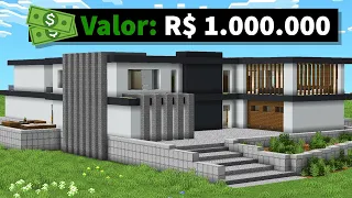 Minecraft: CASA DE R$ 1.000.000 NO MINECRAFT!