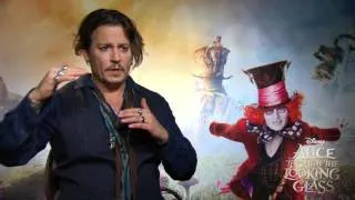 Alice Through the Looking Glass: Johnny Depp "The Mad Hatter" Official Movie Interview | ScreenSlam