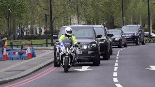 US Secretary of State Motorcade in London