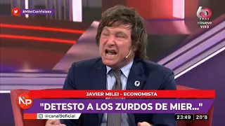 "Soy provida y el papa es un imbécil" Javier Milei con Viviana Canosa- 10/11/20