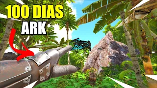 ¡SOBREVIVO 100 DIAS en una ISLA DESIERTA en ARK Survival Evolved en HARDCORE! #7