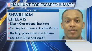 Manhunt underway after inmate escapes Dixon Correctional Institute