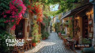 Explore Tourtour: A Charming French Village Walking Tour, Beautiful France in 4k video