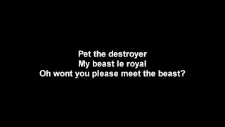 Lordi - Pet The Destroyer | Lyrics on screen | HD