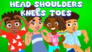 Head, Shoulders, Knees, & Toes (Speeding up) | BoomKanoo | Songs for Kids