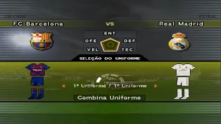 BARCELONA X REAL MADRID (PS2) AMISTOSO #35