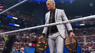 OMG! Cody Rhodes Wins 2 Championship Belt In SmackDown.