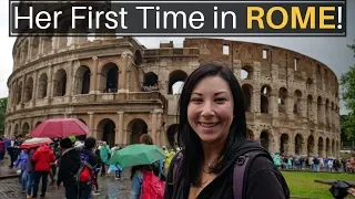 Her First Time in EUROPE (Rome)