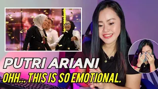 PUTRI ARIANI - receives the GOLDEN BUZZER from Simon Cowell | Auditions | AGT 2023|REACTION