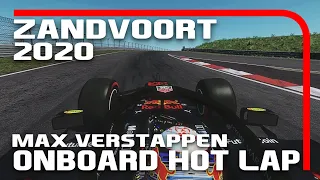 rFactor 2 F1 2020 Max Verstappen Onboard around Zandvoort with Red Bull