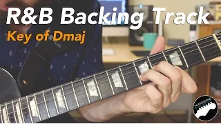 Smooth R&B, Soul, Motown Guitar Backing Track - Key of D