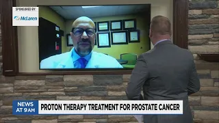 Proton therapy treatment for prostate cancer