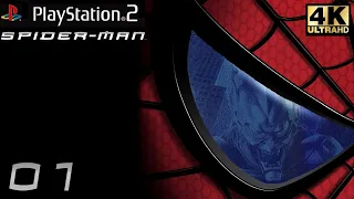 PS2 Spider-Man Movie The Game (2002) Walkthrough Part 1 Tutorial & Search For Justice [4K 60fps]