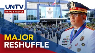 New PNP chief, implements major reshuffle of over 80 senior officials