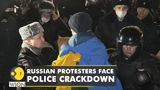 Russia-Ukraine Conflict: Hundreds stage anti-war protests in Russia, face police crackdown | WION