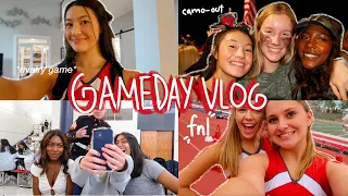 GAMEDAY VLOG *rivalry game* cheering at a highschool football game!