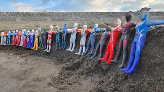 ULTRAMAN ZERO KALENG JATUH KE JURANG, ULTRAMAN ORB DAN ULTRAMAN X MANDI DI SUNGAI