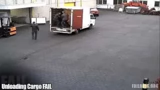 Truck beer unloaded in less than 10 seconds