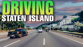 New York City 4K | Driving Staten Island [USA Road Trip]