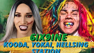 6IX9INE - Kooda, Yokai, Hellsing Station| РЕАКЦИЯ ВАМПИРА