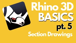 Rhino 3D Basics - Orthographic Section Drawing Tutorial