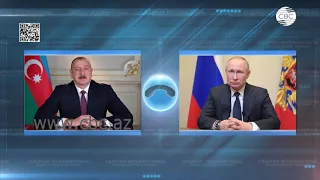 Президент Азербайджана поздравил Владимира Путина с днем рождения