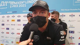 London E-Prix: Andre Lotterer Interview, 25.07.2021