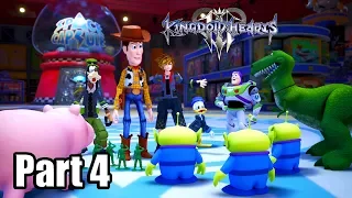 Kingdom Hearts 3 [PS4 PRO] Gameplay Walkthrough Part 4 - Toy Box (No Commentary)