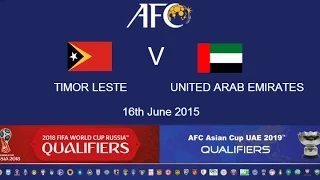 FULL MATCH: Timor Leste v Saudi Arabia: 2018 FIFA WC Russia & AFC Asian Cup UAE 2019 (Qly RD 2)