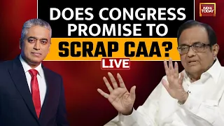 Rajdeep Sardesai LIVE: P Chidambaram On 'Wealth Redistribution', PM's 'Infiltrator' Remark And More