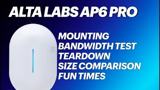 Speed Test, Teardown, Size Comparison of the Alta Labs AP6 Pro WiFi6 Access Point