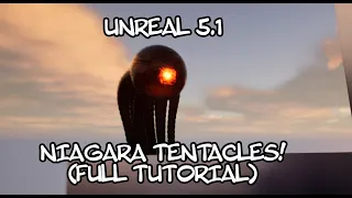 Unreal Niagara - Tentacle effect with physics simulation (FULL TUTORIAL)