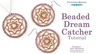 Beaded Dream Catcher - DIY Jewelry Making Tutorial by PotomacBeads