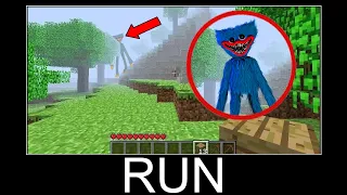 Huggy Wuggy in Minecraft wait what meme part 150