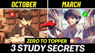 3 Scientific Study Secrets! 🔥 Zero to Topper in 6 Months | Study Motivation