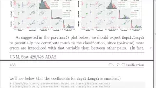 ADA2 Ch 17-2 Classification, UNM Stat 428/528