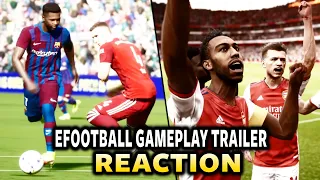 eFootball™ Official Gameplay Trailer - My Live Reaction!