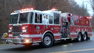 Somers FD Car 2441 & Engine 188 Responding