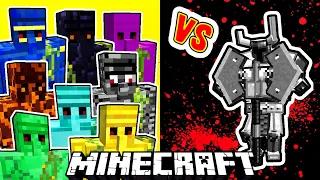 Ferrous Wroughtnaut Vs. Extra Golems in Minecraft