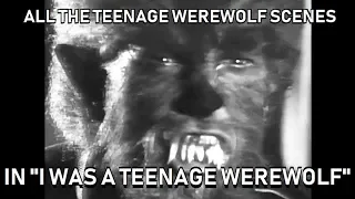 All The Teenage Werewolf Scenes In "I Was A Teenage Werewolf" (Michael Landon, 1957)