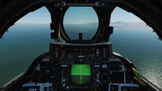 Автоматическая посадка на авианосец самолета F-14B "Tomcat" (ACL) в DCS World