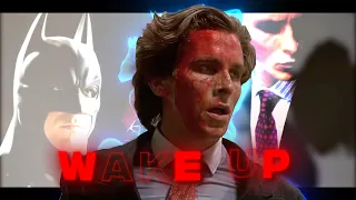 WAKE UP! -  MoonDeity | Patrick bateman x Batman edit | Christian Bale edit |