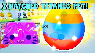 I Opened 600 Jelly Eggs And Hatched Titanic Jelly Cat! - Pet Simulator X Roblox