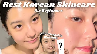 Korean skincare products + simple routine for beginners (each skin type)