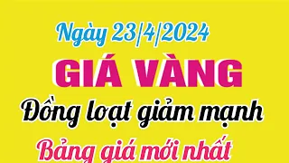 Giá vàng hôm nay ngày 23 tháng 4 năm 2024- Giá vàng 9999 mới nhất hôm nay