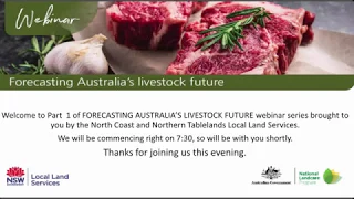 Forecasting Australia's livestock future Part 1