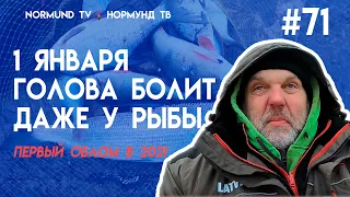 1 января и у рыбы болит голова ... или первый облом в 2021 году, видео отчёт Но71