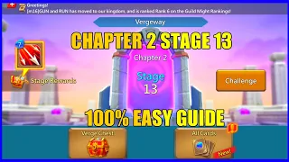 Lords Mobile Vergeway Chapter 2 stage 13|Chapter 2 stage 13 easiest guide