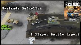 Gaslands battle report. 2 Player, 6 car full gameplay