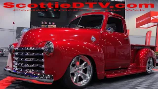 1948 Chevrolet 3100 Hot Rod Pickup Hydrogen Powered Supercharged 6.2L V8 Custom Truck 2021 SEMA Show